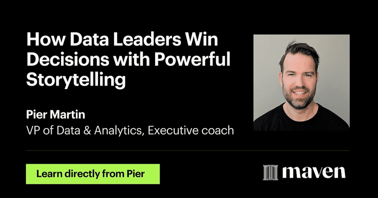 How Data Leaders Win Decisions with Powerful Storytelling cover image
