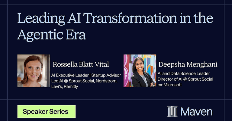 Leading AI Transformation in the Agentic Era cover image